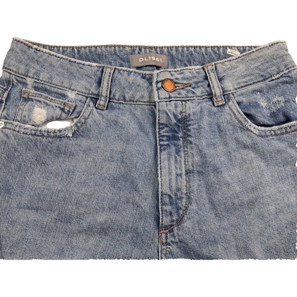 DL1961 Women’s Size 27 Hepburn High-Rise Wide Leg Jeans Light Blue Denim - Picture 5 of 16